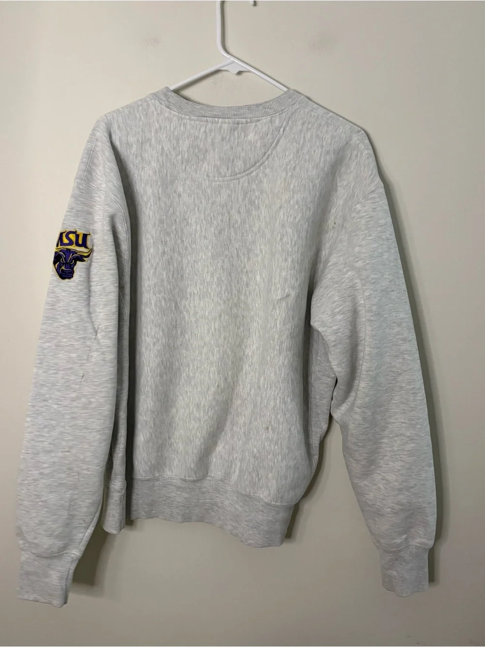 Minnesota State University Mankato Adult Sweatshirt Grey Crewneck College Retro